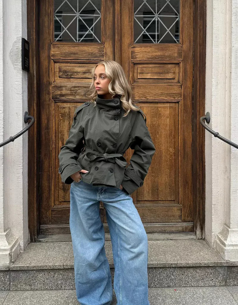 Elise Short Trench Coat